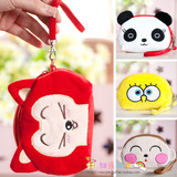 卡通動物手機包 可愛阿貍零錢包 女士 手拎包 手機包