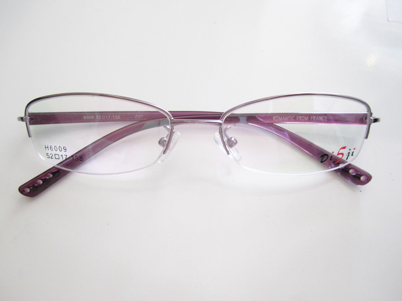 第五季時尚半框女士近視眼鏡架 6009