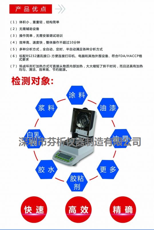 固含量檢測儀 固含量檢測儀