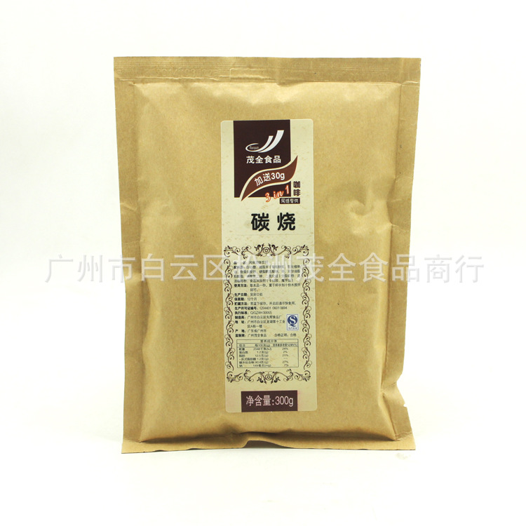 茂全速溶咖啡粉330g-碳燒