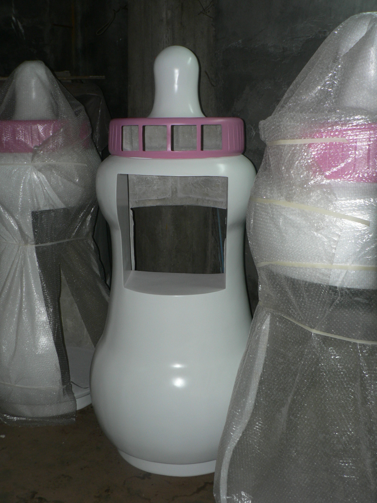 沃爾瑪商場奶瓶展示模型