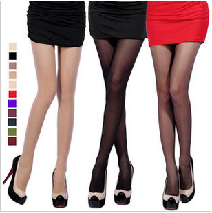 br /【廠家直銷】 糖果色超薄包芯絲8D連褲襪,性感絲襪批發(fā) 1101