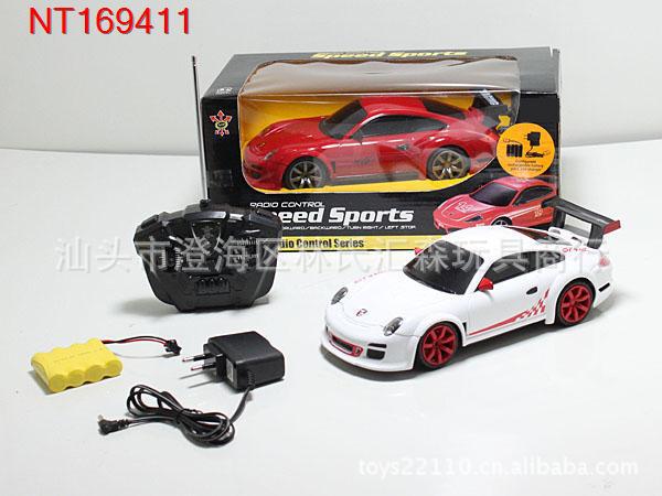 兒童仿真1:16四驅(qū)漂移遙控車帶燈光(紅黃2色)