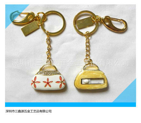 創(chuàng)意金屬鑰匙扣,可定制logo